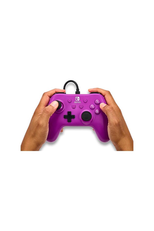 Nintendo Switch Licensed Grape Purple Game Handle - Wired - 3