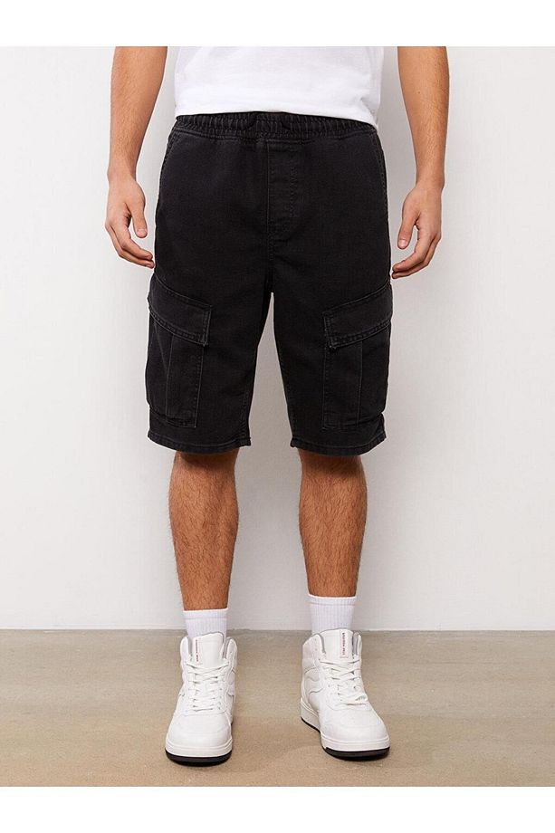 LCW Jeans Standart Kalıp Erkek Jean Bermuda - 4