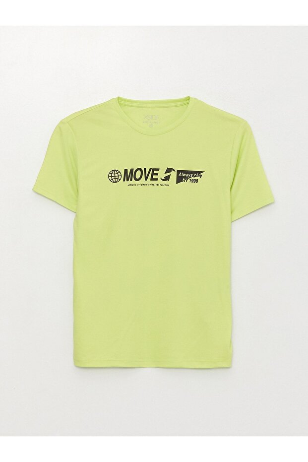 Xside Bicycle Collar Short Sleeve Printed Men's T-Shirt (S3)