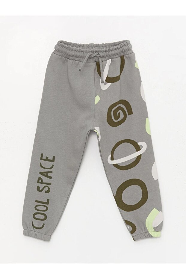 Printed Baby Boy Jogger Sweatpants with Elastic Waist (W3)
