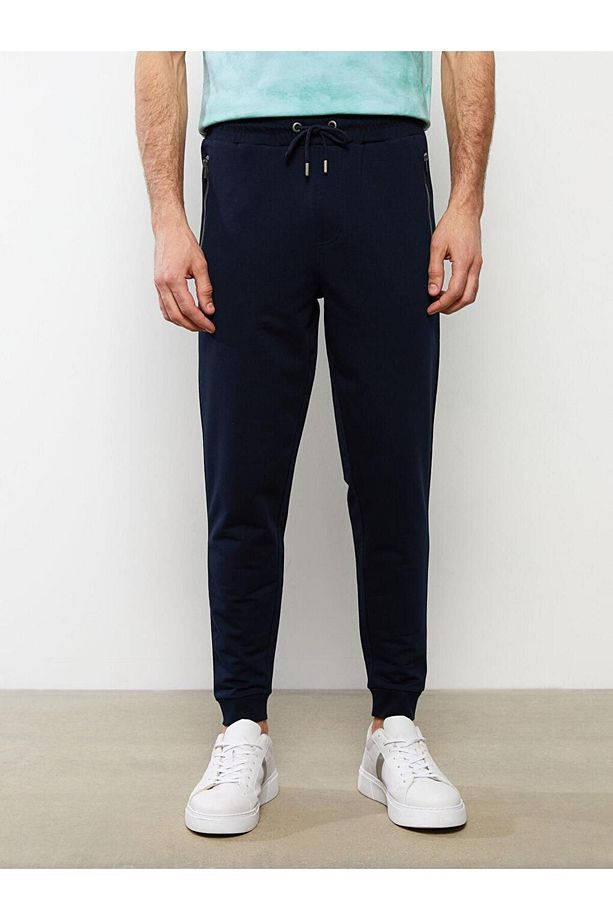 LCWAIKIKI Basic Standart Kalıp Erkek Jogger Eşofman Altı - 5