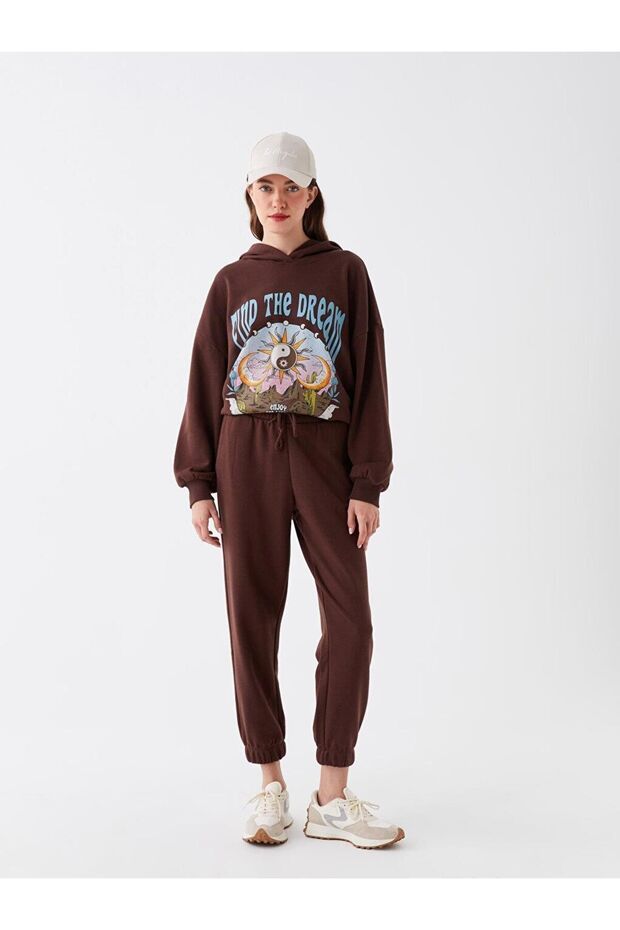 LCW Vision Beli Lastikli Rahat Kalıp Kadın Eşofman Altı - 2