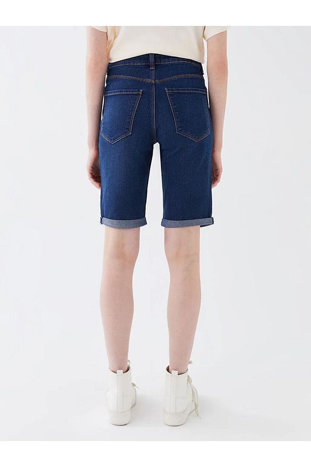 Lcw Jeans Standart Fit Kadın Jean Şort - 4