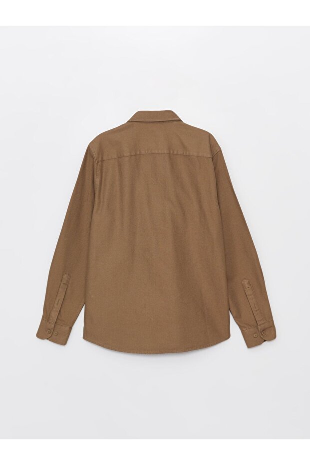 Regular Fit Uzun Kollu Erkek Gömlek - 7