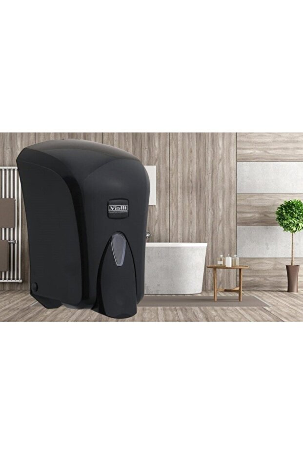 Vialli F6b Foam Soap Dispenser with Chamber 1000 Ml Black