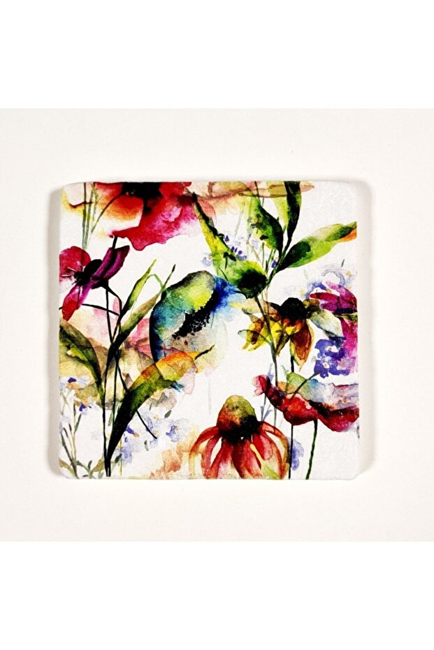 Decorative Figured Natural Stone Bathroom Drain Cover Ornament Single 10x10 Cm
