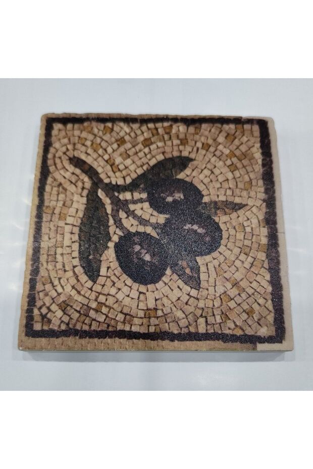 Decorative Figured Natural Stone Bathroom Drain Cover Ornament Single 10x10 Cm