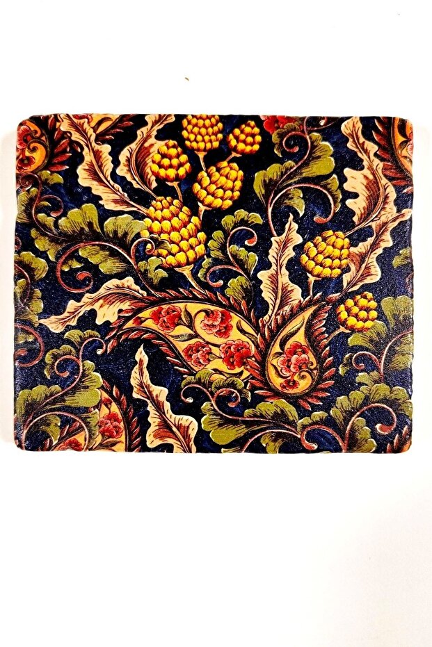 Decorative Figured Natural Stone Bathroom Drain Cover Ornament Single 10x10 Cm