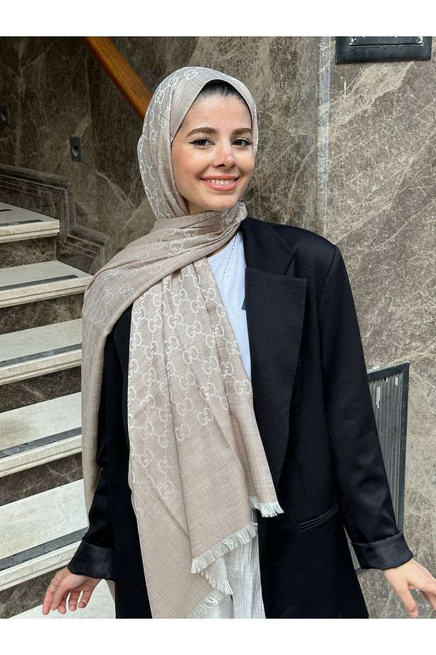 İthal Yün İpek Şal - 3