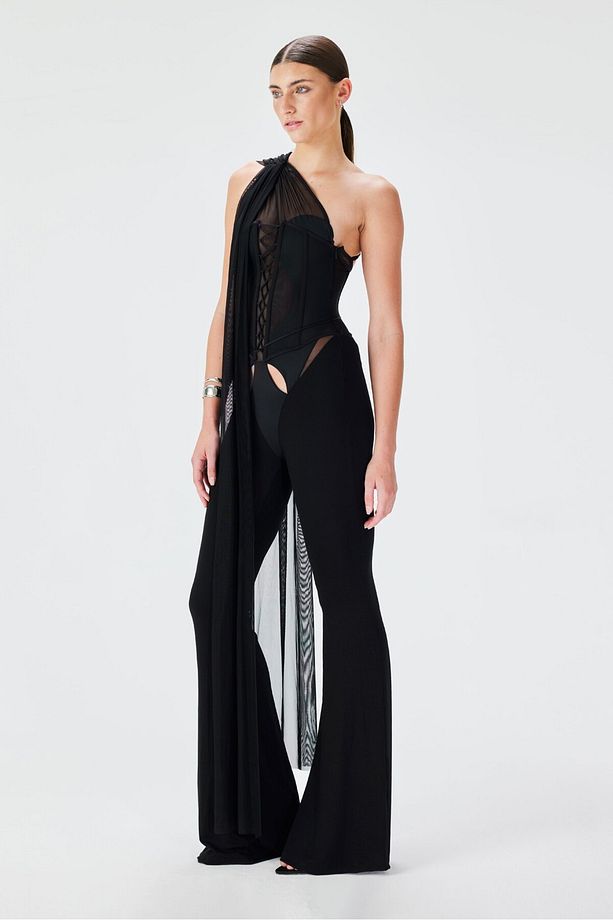 Euphoria Jumpsuit - Siyah - 4
