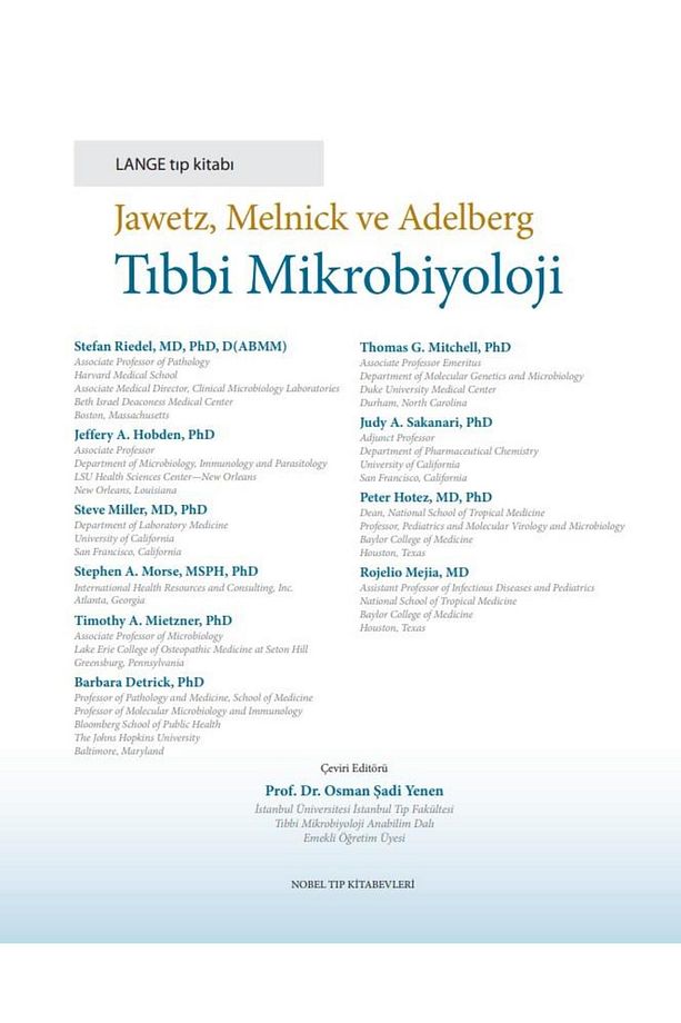 Jawetz, Melnick ve Adelberg Tıbbi Mikrobiyoloji - 4