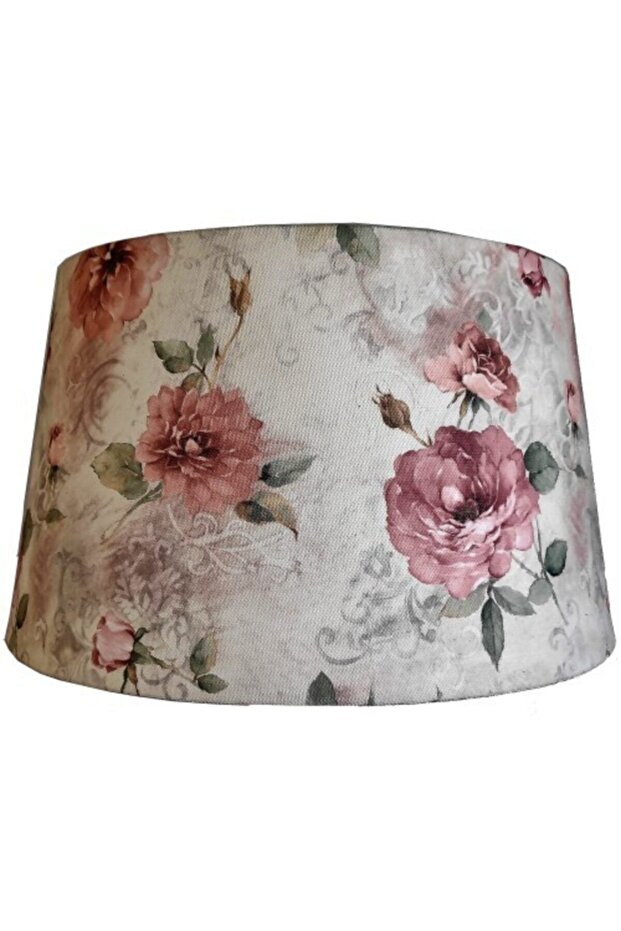 Torna Ayaklı Masif Lambader ( Bej Keten /koyu Ceviz) - 2