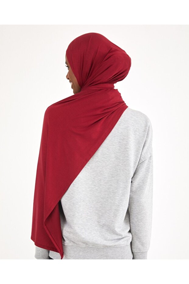 Penye Şal Bordo - 4
