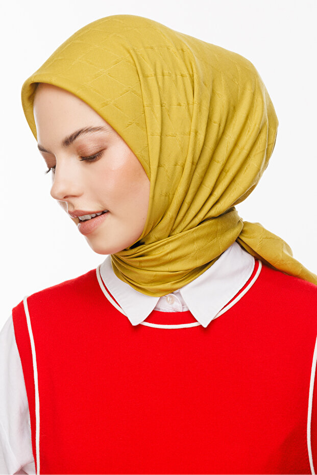 Eșarfă din bambus Jacquard - 7