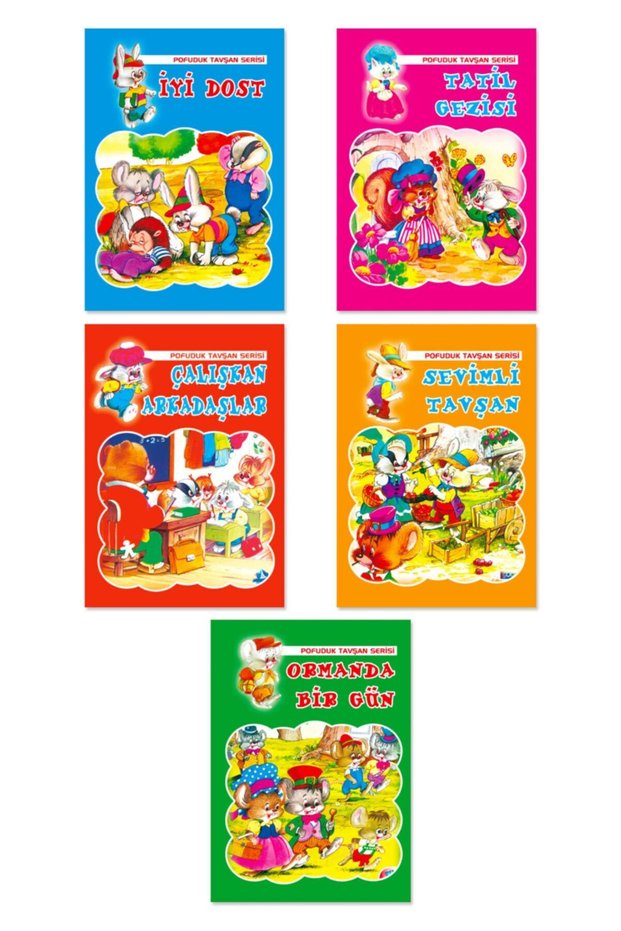 POFUDUK TAVŞAN SERİSİ Big Size (5 Books)
