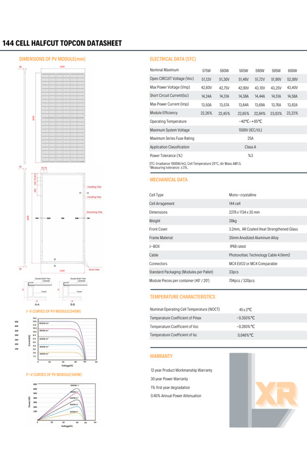 600W TOPCON 10BB HALF CUT GÜNEŞ PANELİ - 3