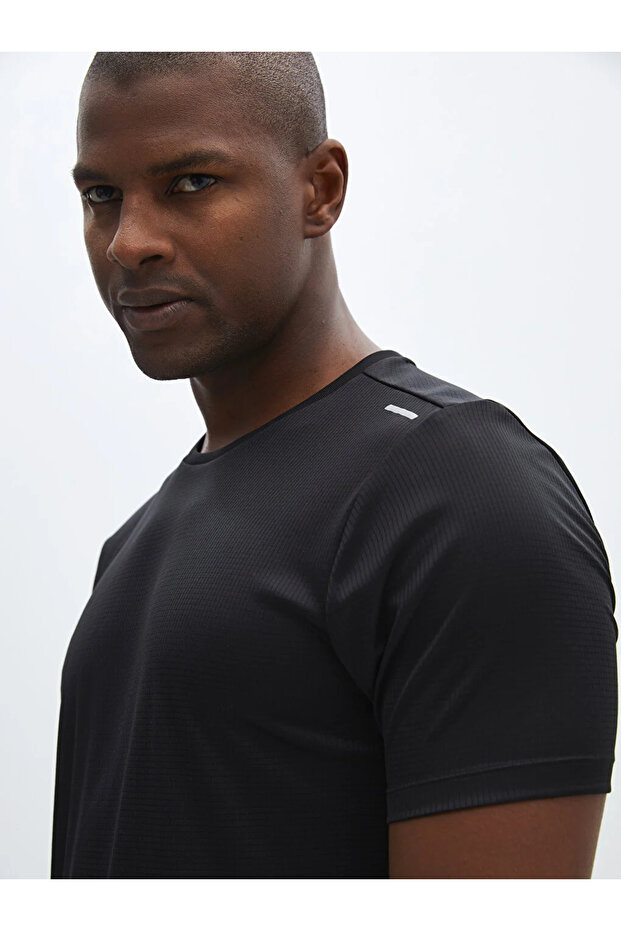 LCW Active DRY-TECH Bisiklet Yaka Kısa Kollu Erkek Tişört - 2