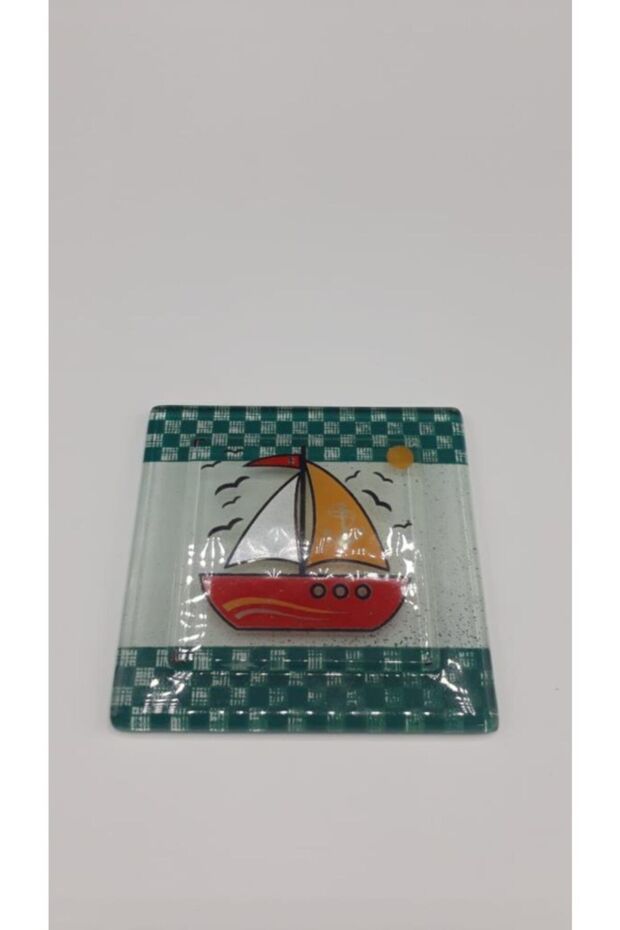 Kalın Cam Gider Kapağı Desenli - 5