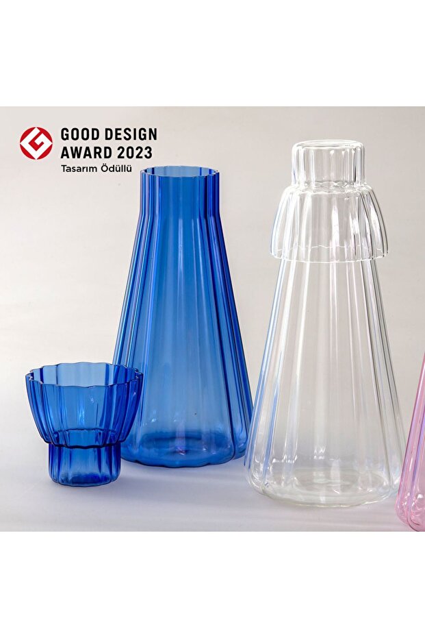 Bloom Şeffaf Başucu Sürahisi - 4