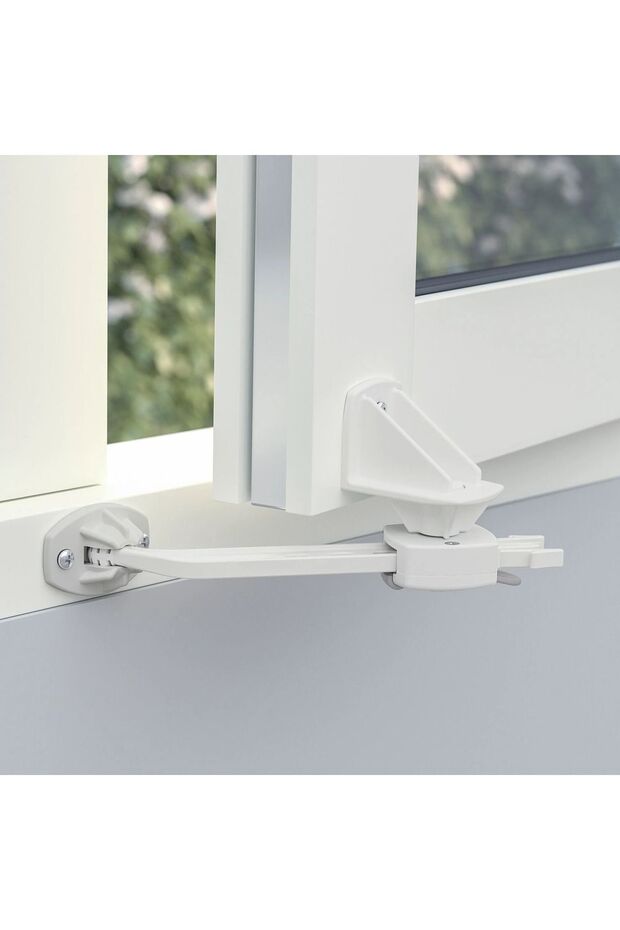 2 Pieces Window Security Latch Ikea 2-Piece Set Security Lock Plastic Lock - 1