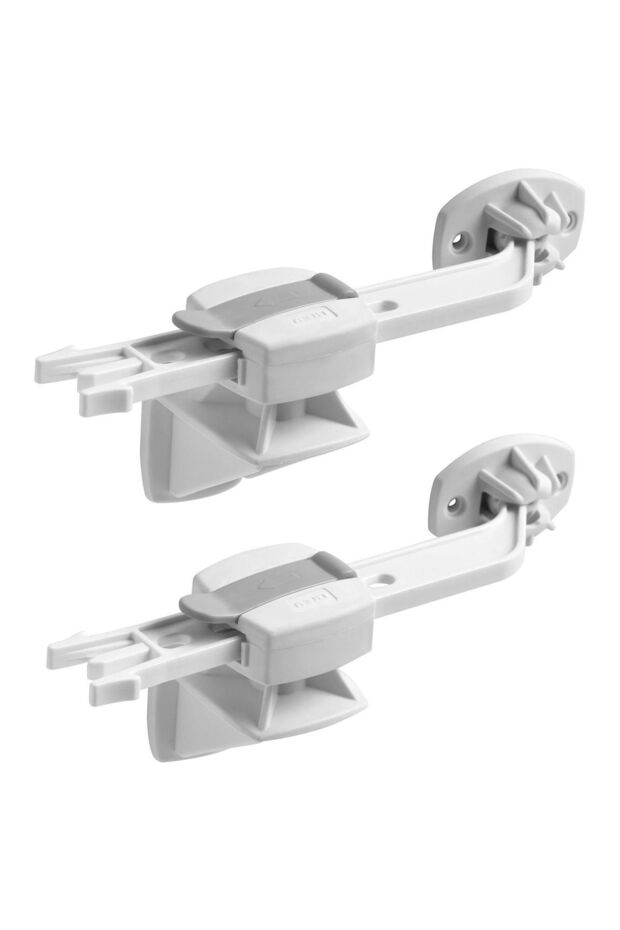 2 Pieces Window Security Latch Ikea 2-Piece Set Security Lock Plastic Lock - 4