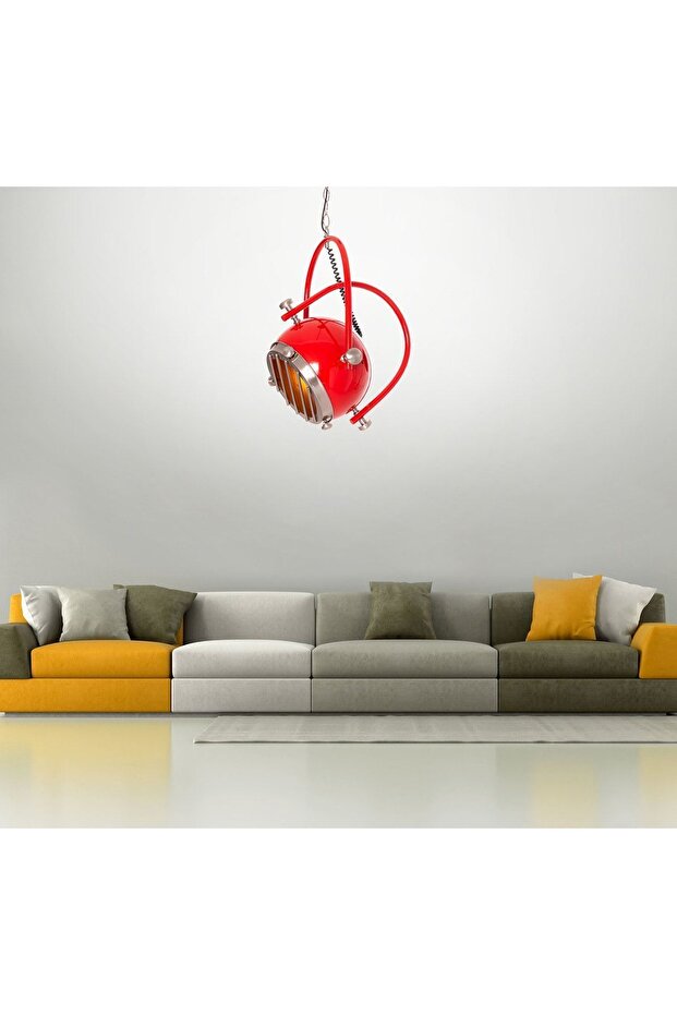 Gusto Kırmızı Sarkıt Avize - 5