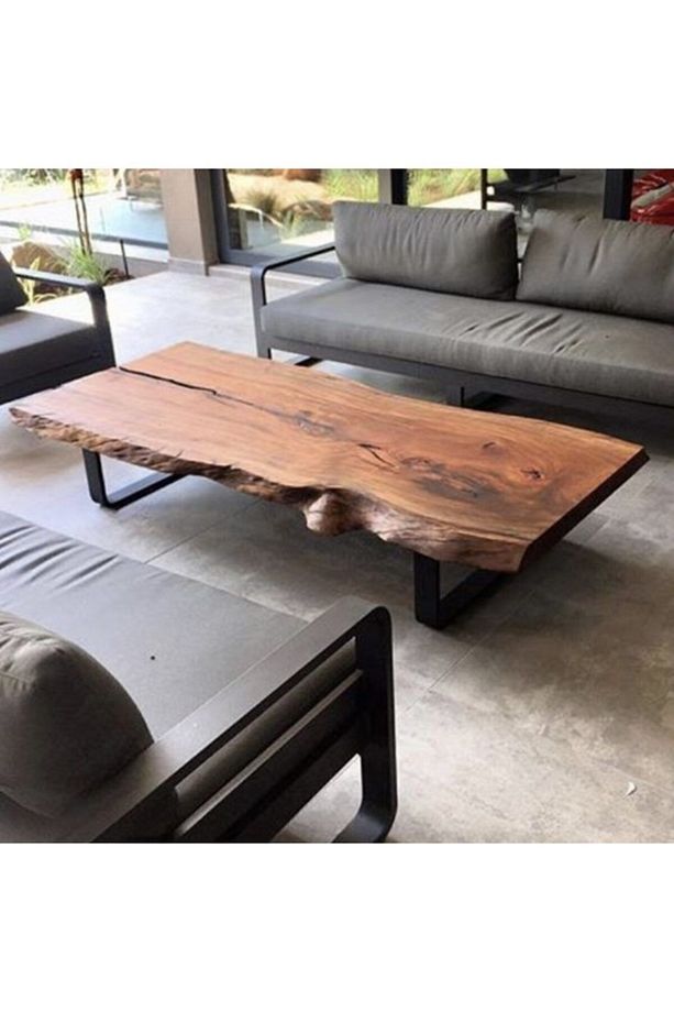 DESİGN Ahşap Orta Sehpa 80x120 CM - 1