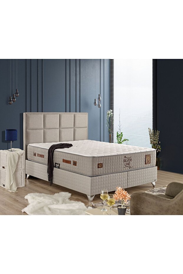 Silver Line Yatak Tek Kişilik 120x200 Cm (BAŞLIK VE BAZA FİYATA DAHİL DEĞİLDİR) - 1