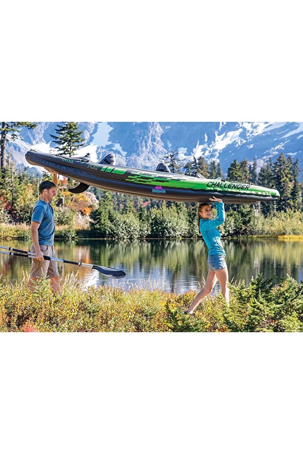 Intex Şişme Kano Bot Challenger K2 Kano Set - 6