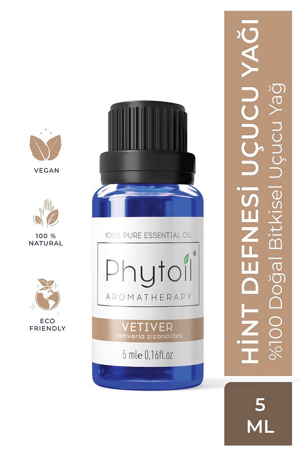 Organik Hint Defnesi Uçucu Yağı- Vetiver 5 ml - 1