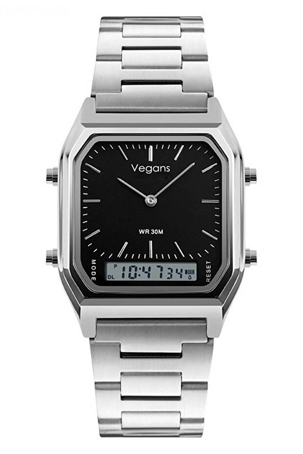 1220 Çelik Kordonlu Çift Saatli Kadın Kol Saati - 1