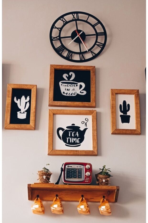 Gerçek Ahşap Mutfak Dekor - 1