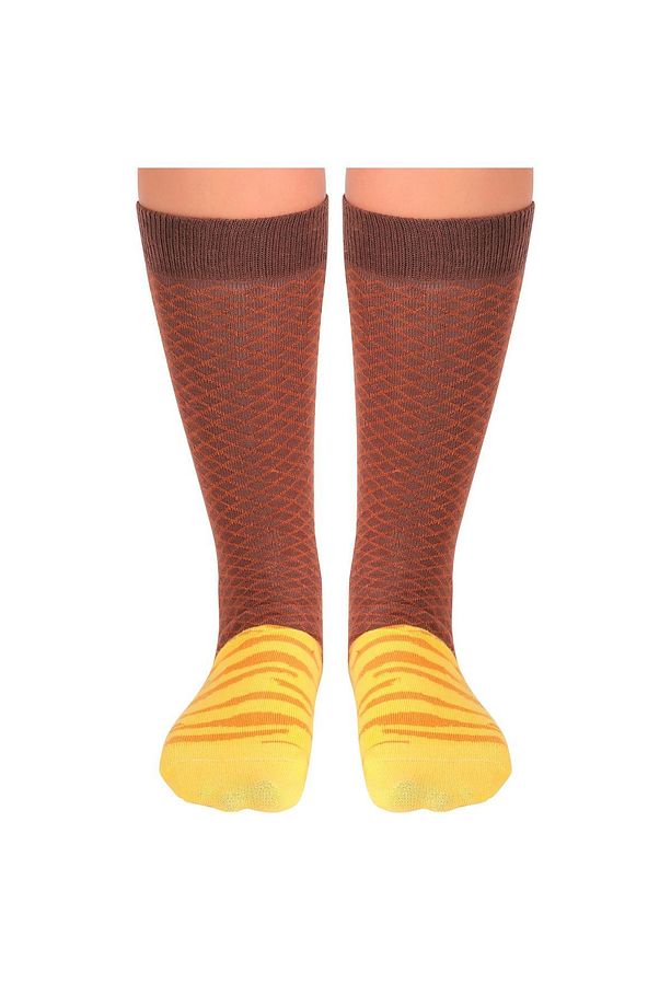 Hediye Hamburger Kutusu Çorap Hamburger Desenli 2 Çift Pamuk Çorap - Burger Socks Box - 8
