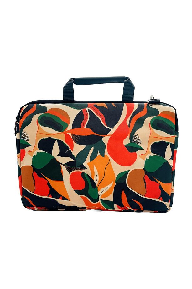 13-13.3-14'' Inç Soyut Turuncu Desen Suya Dayanıklı Askı/laptop/macbook/notebook/kılıf/çanta - 5