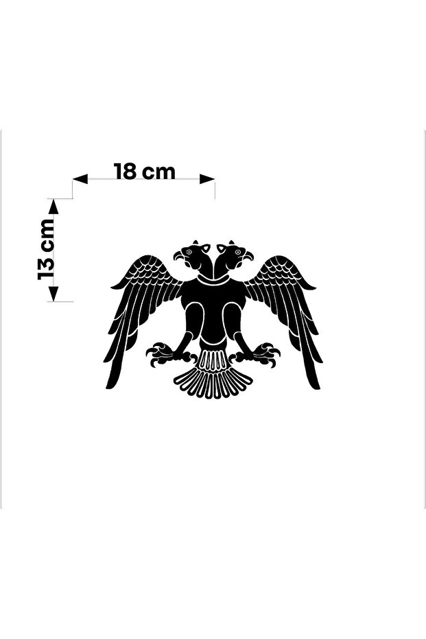 ملصق النسر ذو الرأس المزدوج متعدد الأغراض - 2