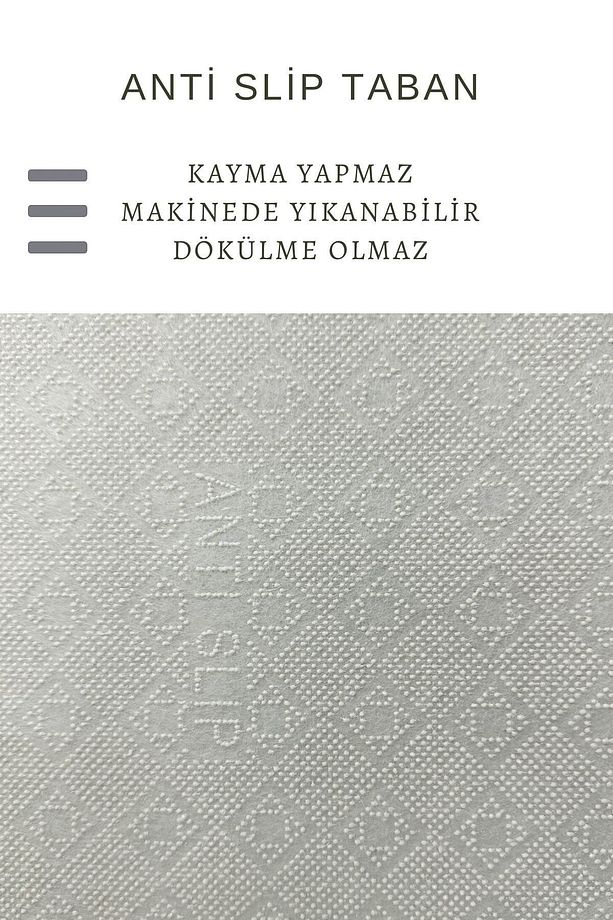 Pembe Halı Salon Halısı Makinede Yıkanabilir Yatak Odası Halısı Yolluk Mutfak Halısı - 9