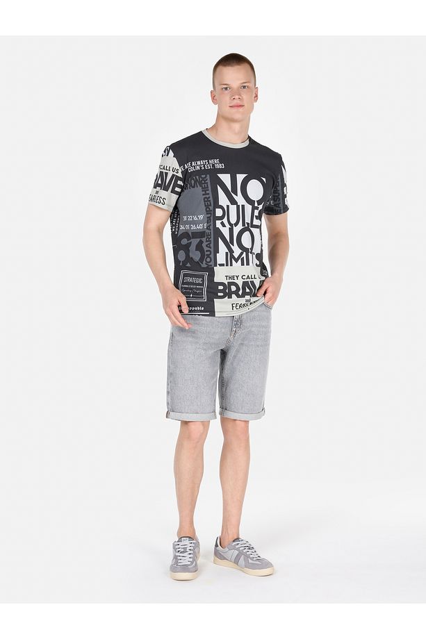 Gri Erkek Tshirt K.kol - 3