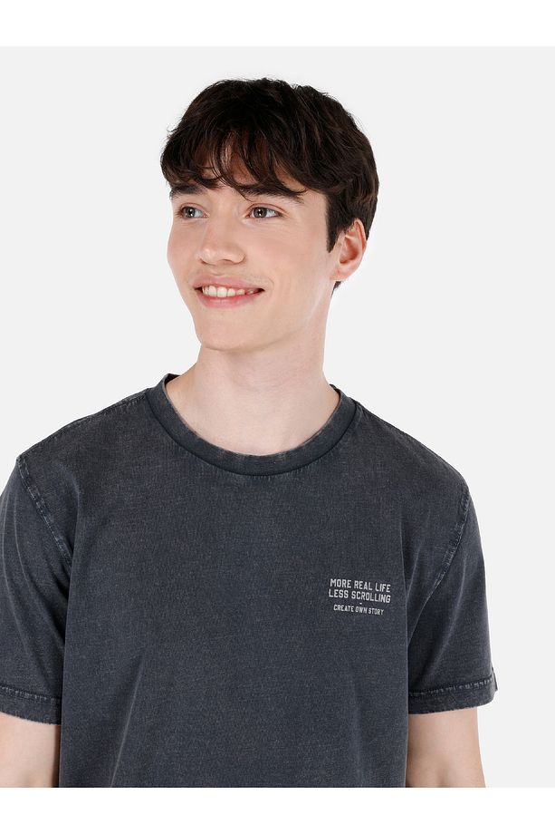 Antrasit Erkek Tshirt K.kol - 4