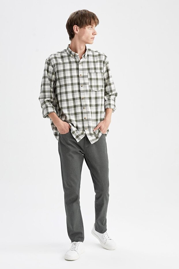 Slim Fit Pantolon - 6