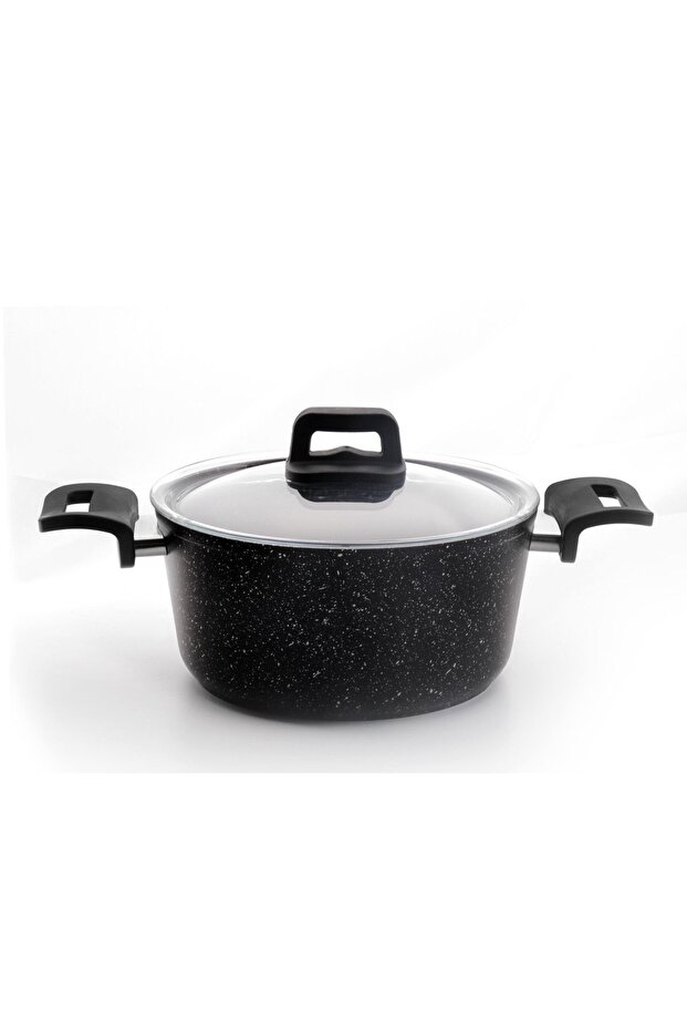 7 Parça Granit Tencere Siyah Seti - 8