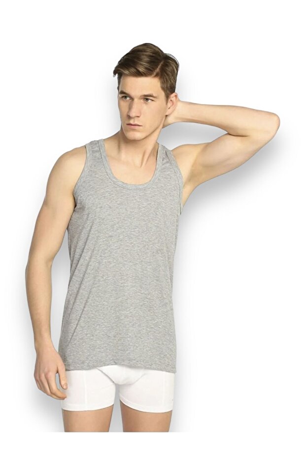 Yıldızı Men's Ribbed Sports Undershirt 3 Pieces