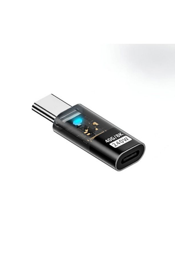 Type C to Type C USB3.2 240W 40Gbps 8K Hızlı Şarj Veri ve Görüntü Aktarımı Çevirici OTGST - 1