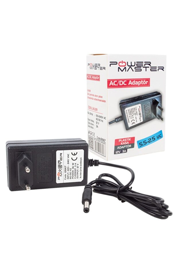 12 V-3a Priz Tipi Adaptör - 1