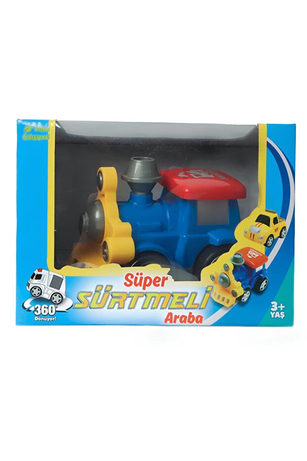 Süper Sürtmeli Mavi Tren - 1