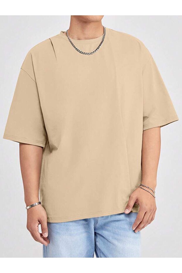 Men's Clothing Relaxed Cut Cotton Short Sleeve (Oversize) Tshirt