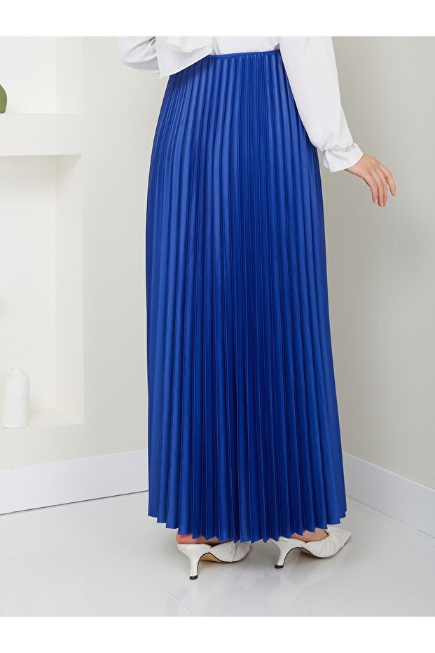 Fustă plisată damă - Model Basic cu Talie elastică - 5