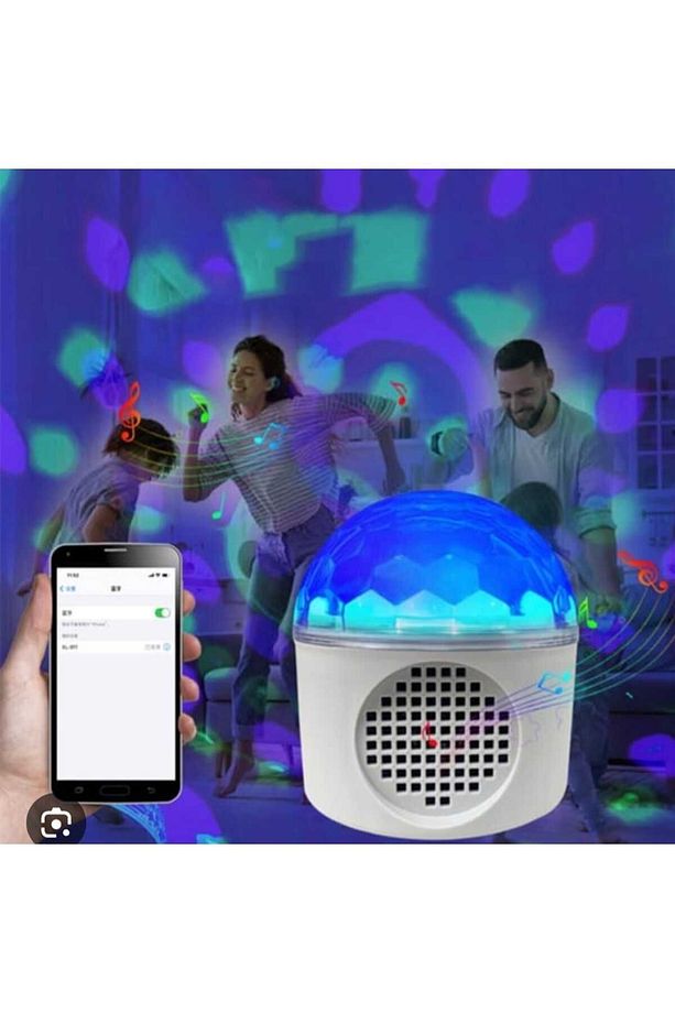 Stage Bluetooth Speaker Gökyüzü Projeksiyon Led Masa Ve Gece Lambası - 5