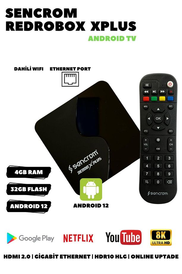 Redrobox X Plus 32gb Android Tv Box (android 12 ) - 1