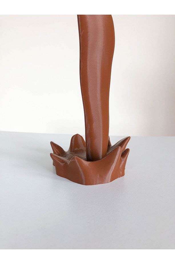 Dökülen Sıcak Çikolata Figürlü Biblo - Mutfak Kahve Köşesi Dekorasyonu 21cm - Bioplastik - 7