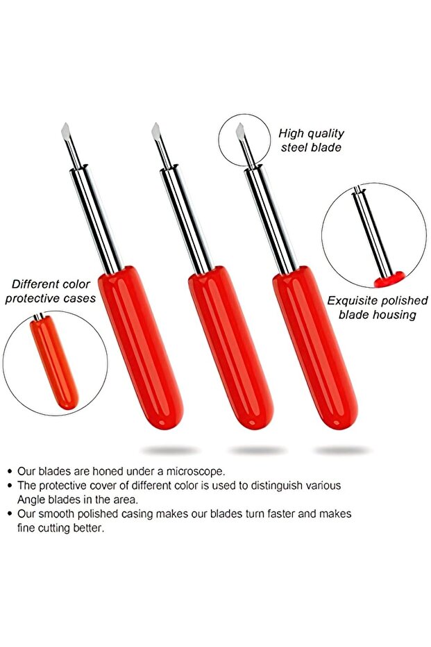 Plotter folyo kesim bıçağı (45 derece) - 3
